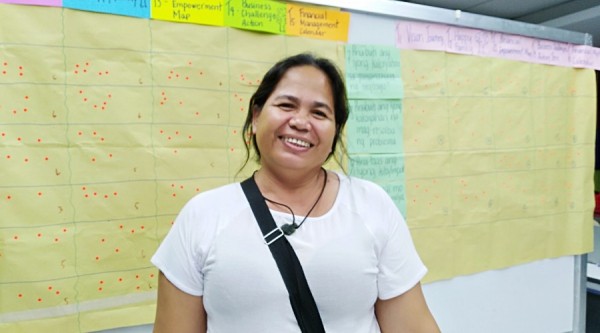 La Josephine Osorio, una campiona del projecte FALS, va aplicar la metodologia al seu negoci de cria de porcs